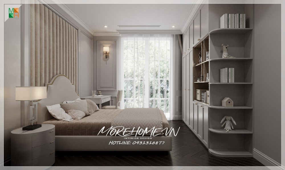 *Biệt Thự Gleximco Và Thiết Kế Nội Thất Tân Cổ Điển Gỗ Óc Chó